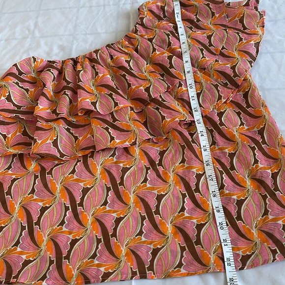 Anthropologie Devotion Twins Platania One Shoulder Top Size L - Picture 7 of 12
